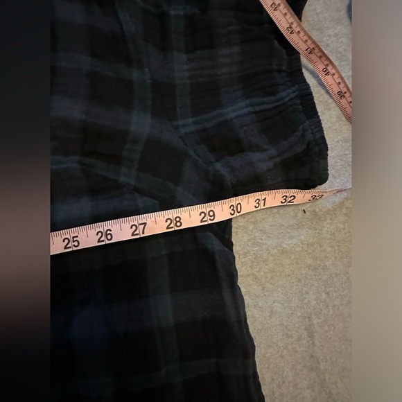 Madewell Lightspun Bubble-Sleeve Top in Plaid Dark Baltic size 4X - Picture 4 of 8